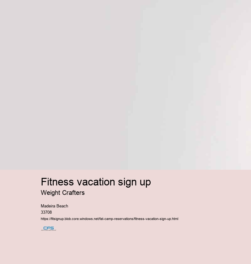 fitness vacation sign up